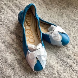 NWOT Sam Edelman Felicia Flat in Malibu Blue